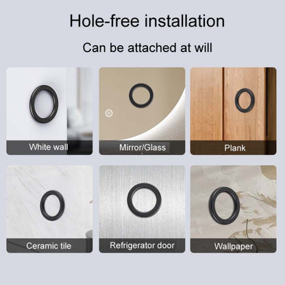 Magnetic Wall Mount Zinc Alloy Car Phone Holder Mobile Phone Magnetic Ring