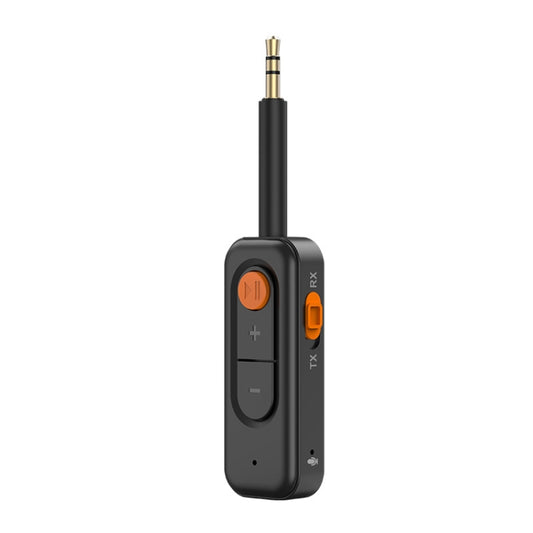 Émetteur Bluetooth Récepteur 2-en-1 avec Adaptateur Bluetooth Auxiliaire de Voiture pour Appels, 2-en-1