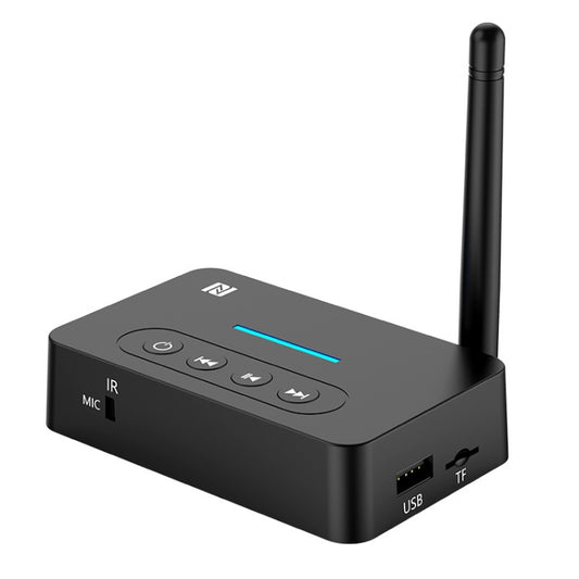 D9 Adaptateur Audio Bluetooth 2-en-1 Ancien Récepteur Transmetteur Bluetooth NFC pour Voiture, D9 2-en-1