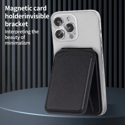 Mobile Phone MagSafe Wallet Card Holder With Adjustable Stand