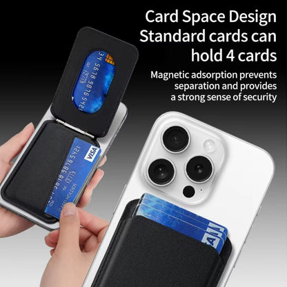 Mobile Phone MagSafe Wallet Card Holder With Adjustable Stand