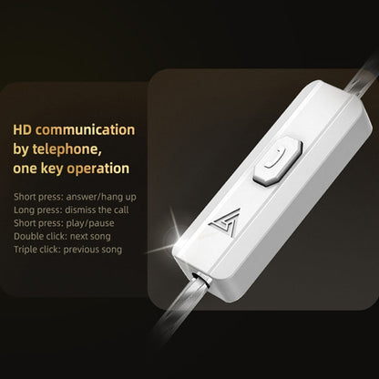 Écouteurs de téléphone portable 3,5 mm, écouteurs de sport intra-auriculaires, écouteurs de scène enfichables, QKZ HBB avec microphone, QKZ HBB Standard