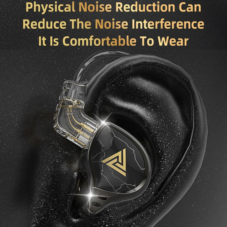 Écouteurs de téléphone portable 3,5 mm, écouteurs de sport intra-auriculaires, écouteurs de scène enfichables, QKZ HBB avec microphone, QKZ HBB Standard