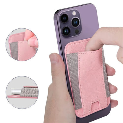 Mobile Phone MagSafe Wallet Elastic Retractable Card Holder