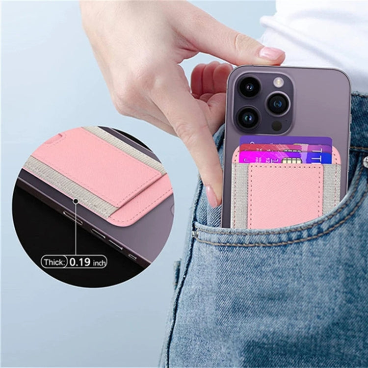 Mobile Phone MagSafe Wallet Elastic Retractable Card Holder