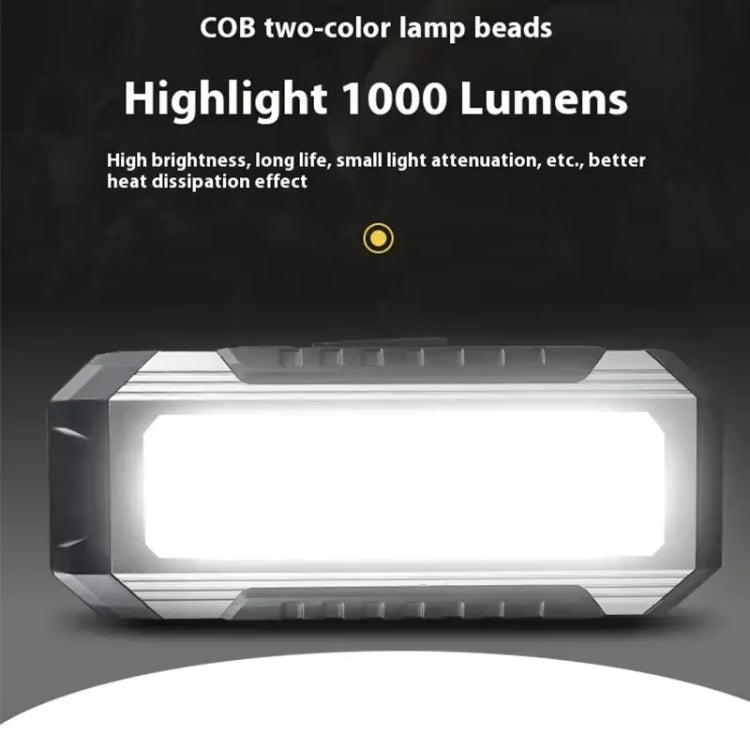 Flat Work Light LED Work Auto Repair Light USB Rechargeable Repair Light With Magnetic Attachment, KXK586