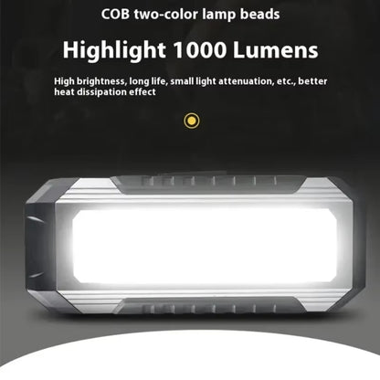 Flat Work Light LED Work Auto Repair Light USB Rechargeable Repair Light With Magnetic Attachment, KXK586