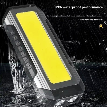 Flat Work Light LED Work Auto Repair Light USB Rechargeable Repair Light With Magnetic Attachment, KXK586