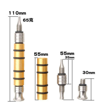 Car Dent Repair Tool Car Paint Leveling Tap Pen, Gold