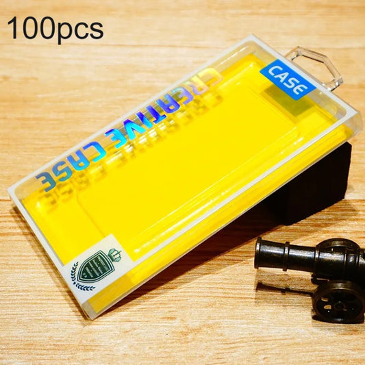 100 قطعة/الحزمة لحافظة هاتف أقل من 6.7 بوصة صندوق تغليف التجزئة المصنوع من مادة البولي فينيل كلوريد غطاء نفطة