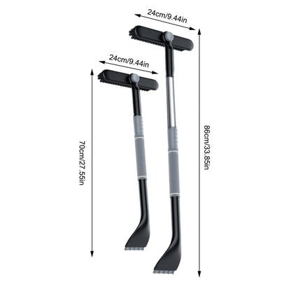 Multifunctional Car Defrosting Snow Shovel, Black Boxed, White Boxed