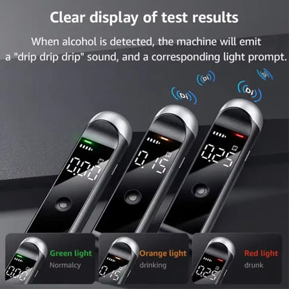 Portable Digital Alcohol Tester Breathalyzer Rechargeable Alcohol Test Tool, Digital Alcohol Tester