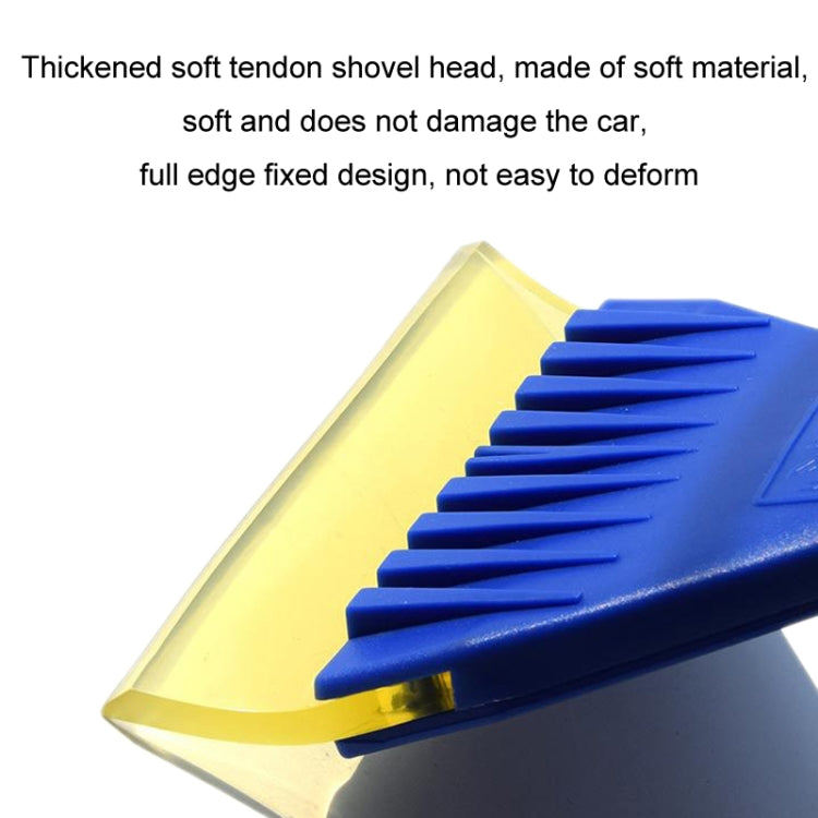 5 in 1 Car Soft Rubber Long-handled De-icing Shovel