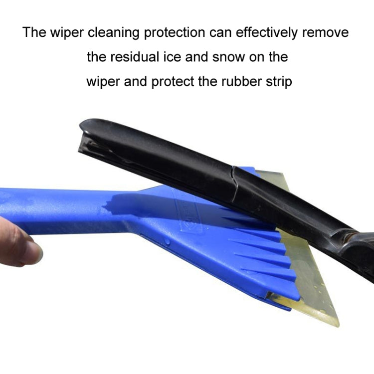 5 in 1 Car Soft Rubber Long-handled De-icing Shovel