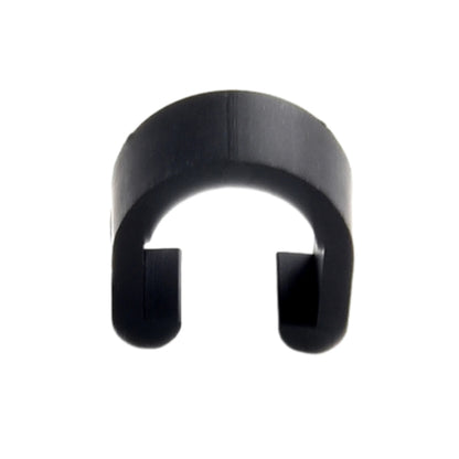 50pcs Bicycle Brake Gearshift Cable Tube Fixing Plastic C-shaped Buckle