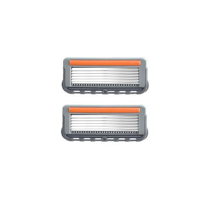 Six Blade OpenBack System Skin Razor Refills for Men, 2pcs /Pack, 4pcs /Pack