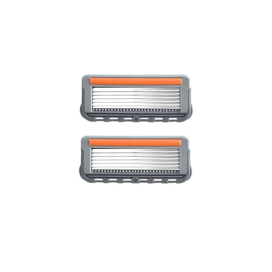 Recharges de rasoir pour homme système Six Blade OpenBack, 2 recharges/paquet, 4 recharges/paquet