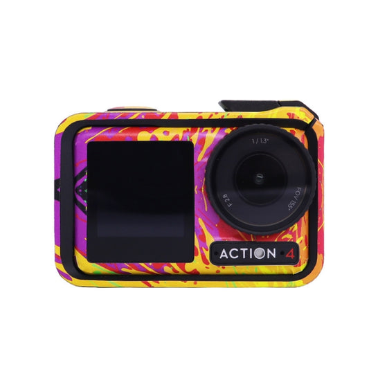 Para la cámara de movimiento DJI Action 4, pegatinas con marco de fotos que cambian de color, accesorios, AC4-01, AC4-08 Circuito Blanco, AC4-09 Circuito Negro, AC4-10 Circuito Oro Oscuro, AC4-11 Circuito Rojo, AC4-12 Circuito Azul, AC4-13 Escama de Serpiente Negra...