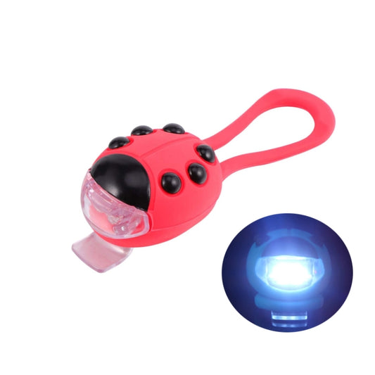 Éclairage LED avant Coccinelle en silicone pour vélo