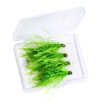 Hameçons de pêche pour herbe aquatique imitation, hameçons anti-herbe, hameçon simple, 4 pièces/boîte d'hameçons, 3 pièces/ensemble de cordes