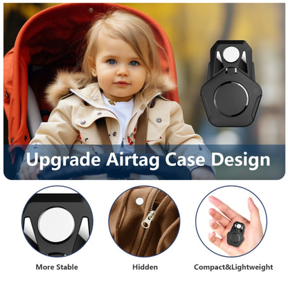For AirTag Tracker Magnetic Lock Case Waterproof Hidden Protective Cover, Magnetic Lock Case