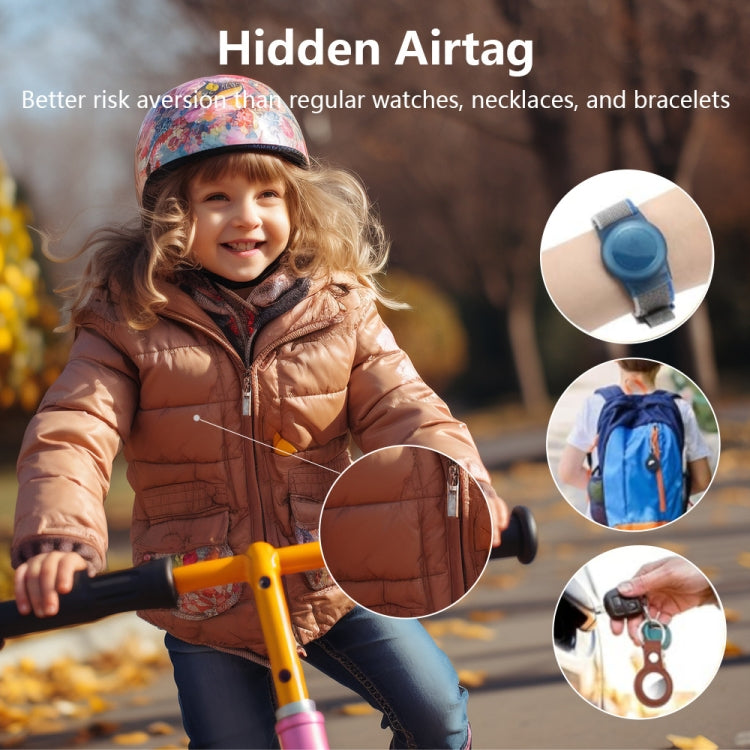 For AirTag Tracker Magnetic Lock Case Waterproof Hidden Protective Cover, Magnetic Lock Case