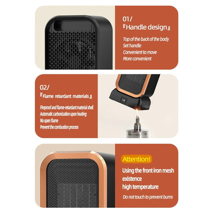 1000W High-power Household Heater Small Desktop Ceramic PTC Heating Heater