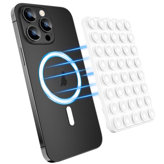 Support de téléphone portable à ventouse magnétique en silicone, mains libres