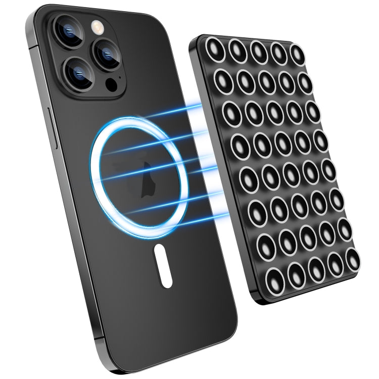 Magnetic Suction Mobile Phone Grip Hands-Free Silicone Cellphone Mount Stand