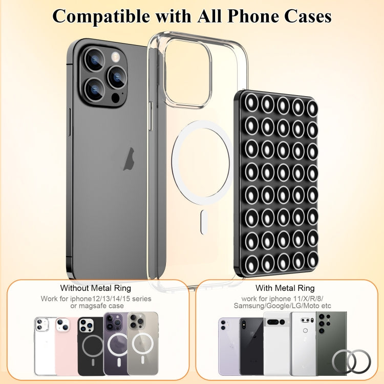 Magnetic Suction Mobile Phone Grip Hands-Free Silicone Cellphone Mount Stand