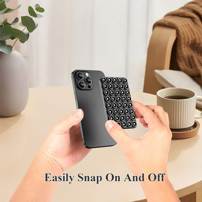 Magnetic Suction Mobile Phone Grip Hands-Free Silicone Cellphone Mount Stand