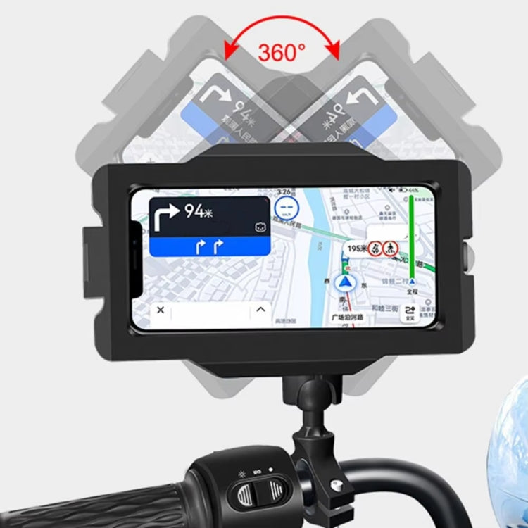 GUB PLUS17 Bicycle Mobile Phone Waterproof Bag Holder Motorcycle Handlebar Rainproof Stand, PLUS17