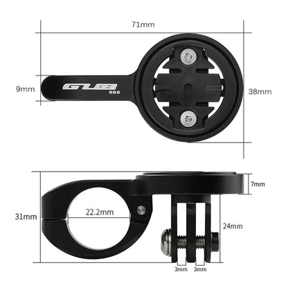 GUB 668 TT Handlebar Code Meter Extension Bracket For Gamin / Wahoo / Barrett / CATEYE Series, GUB 668