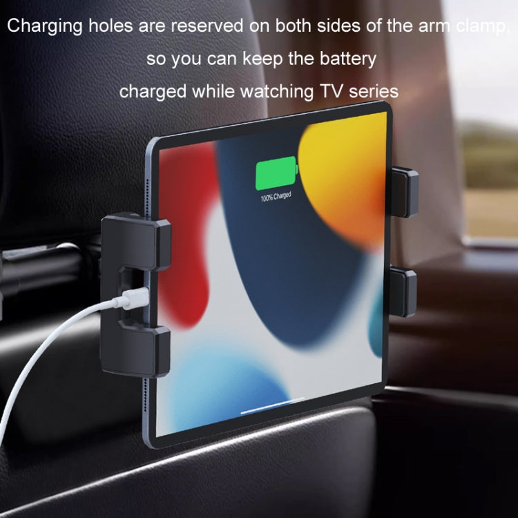 Car Seat Backrest Mobile Phone Tablet Holder, A081B+X159, A081+X159