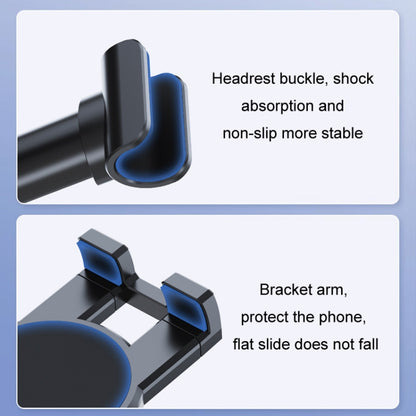 Car Seat Backrest Mobile Phone Tablet Holder, A081B+X159, A081+X159