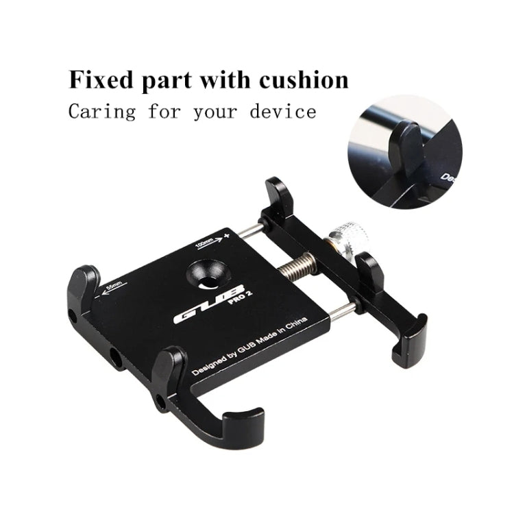 GUB PRO2 Aluminium Bicycle Phone Holder, PRO2 Bicycle Handlebar