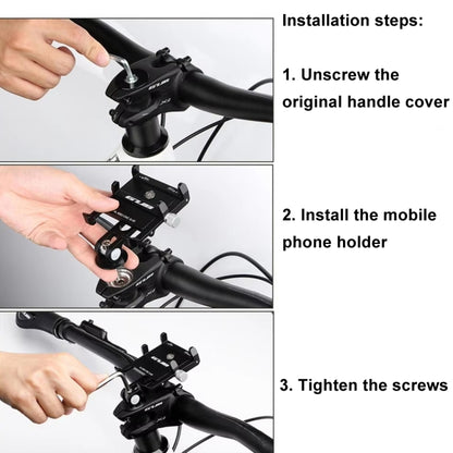 GUB G-95 Bicycle Mobile Phone Holder Bicycle Navigation Handlebar Bowl Cover Mount, G-95 Bicycle Handlebar Bowl Cover