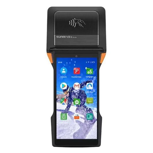SUNMI V2s PLUS Handheld Cash Register With 80mm Printer Intelligent Mobile Terminal, 2+16G Standard, 3+32G Scanner