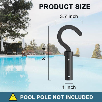 Pool Robot Cleaners Fixedly Connected Telescopic Pole Hook