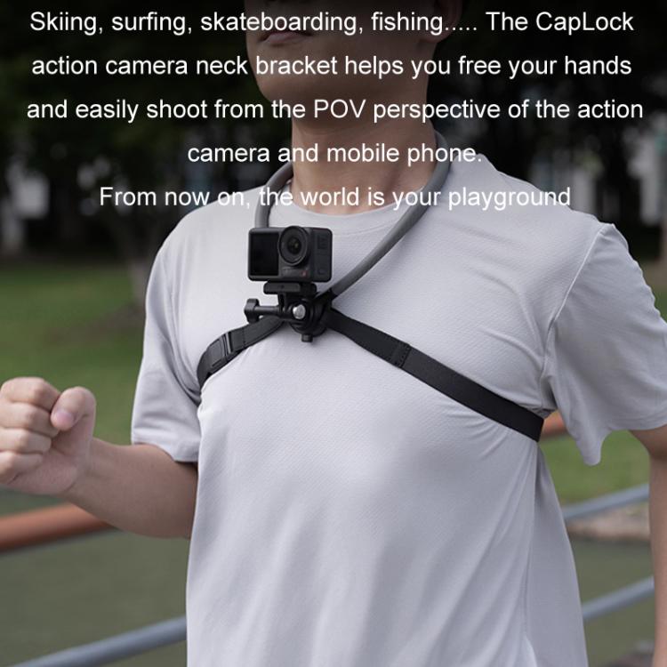 PGYTECH Sports Camera Neck Mount For Angled Shooting, P-GM-153 Set