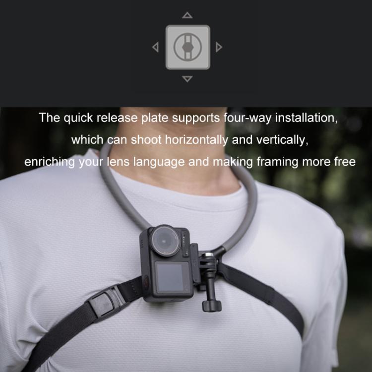 PGYTECH Sports Camera Neck Mount For Angled Shooting, P-GM-153 Set