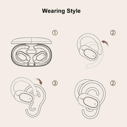 Bone Conduction Wireless Noise Reduction On-Ear Bluetooth Earphones
