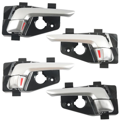 For KIA Picanto Car Electroplating Inner Handle, Left Front 82610-1Y010, Right Front 82620-1Y010, Left Rear 83610-1Y010, Right Rear 83620-1Y010, 4pcs /Set