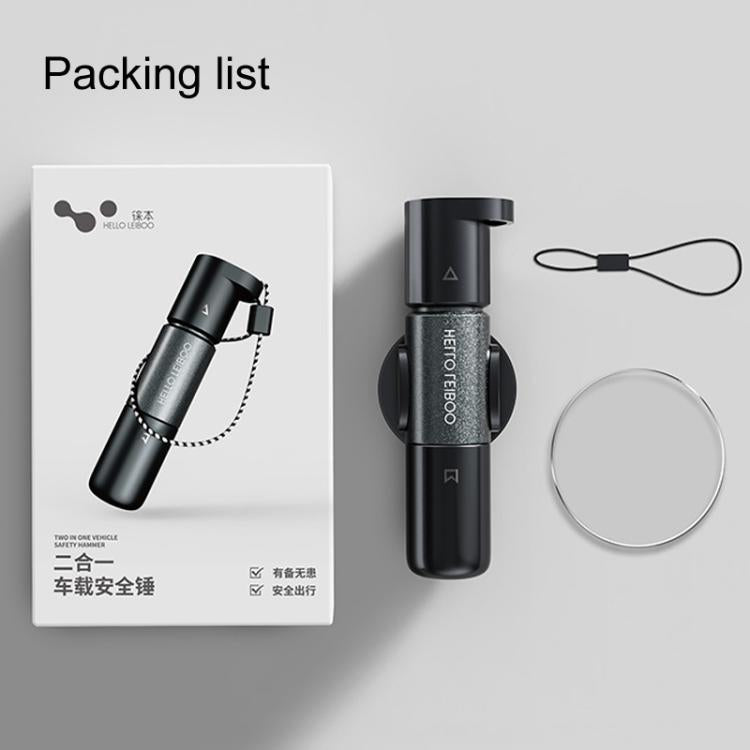 HELLO LEIBOO AD-1 Car Window Breaker Vehicle Multifunctional Escape Safety Hammer