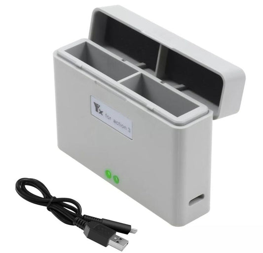 Para la cámara DJI Action 3 / Action 4, cargador bidireccional YX, gestor de batería, bidireccional