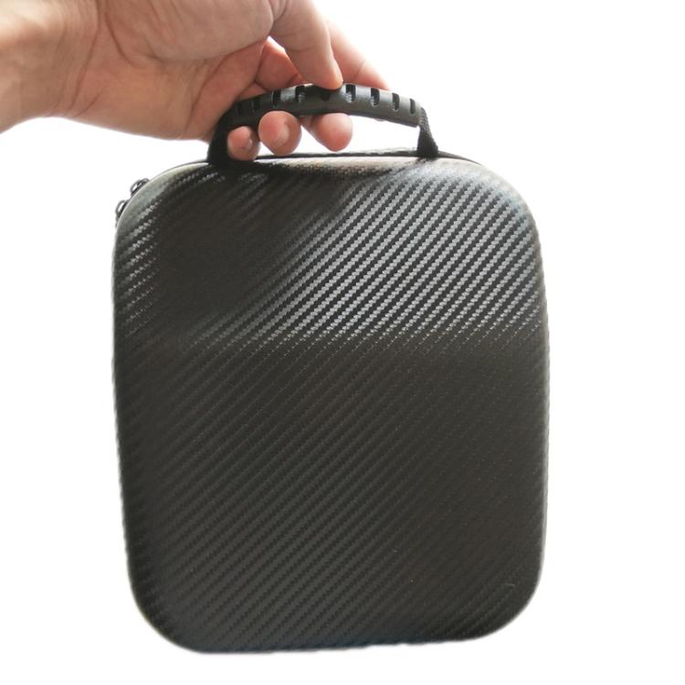 For Sennheiser HD660s/650/600/599/598/560S Headphone Bag, Straw Mat Pattern PU, Oxford Cloth