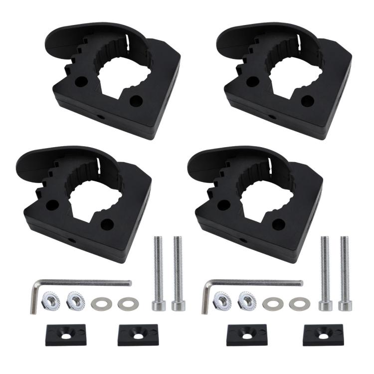 1pc Quick Installation Clamp Rubber Fixing Buckle For 3-4cm Pipe
