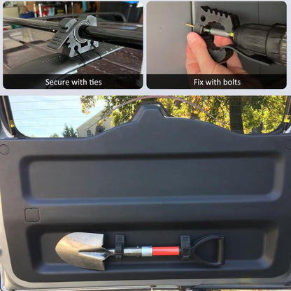 1pc Quick Installation Clamp Rubber Fixing Buckle For 3-4cm Pipe