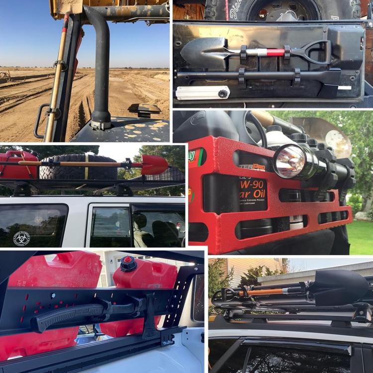 1pc Quick Installation Clamp Rubber Fixing Buckle For 3-4cm Pipe