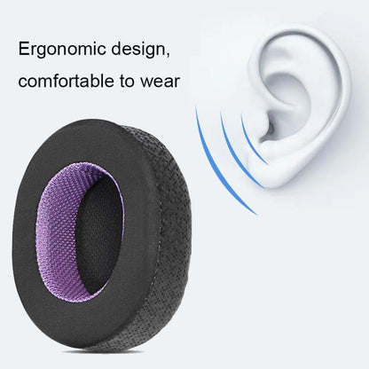 1pair Headset Sponge Earmuffs for SteelSeries Arctis Pro / Arctis 3 / 5 / 7, Black Lake Blue Ice Silk, Black Dark Blue Ice Silk, Black Green Ice Silk, Red Blue Ice Silk, Black ??Ice Leather, Black Purple Mesh, Black Purple Ice Leather